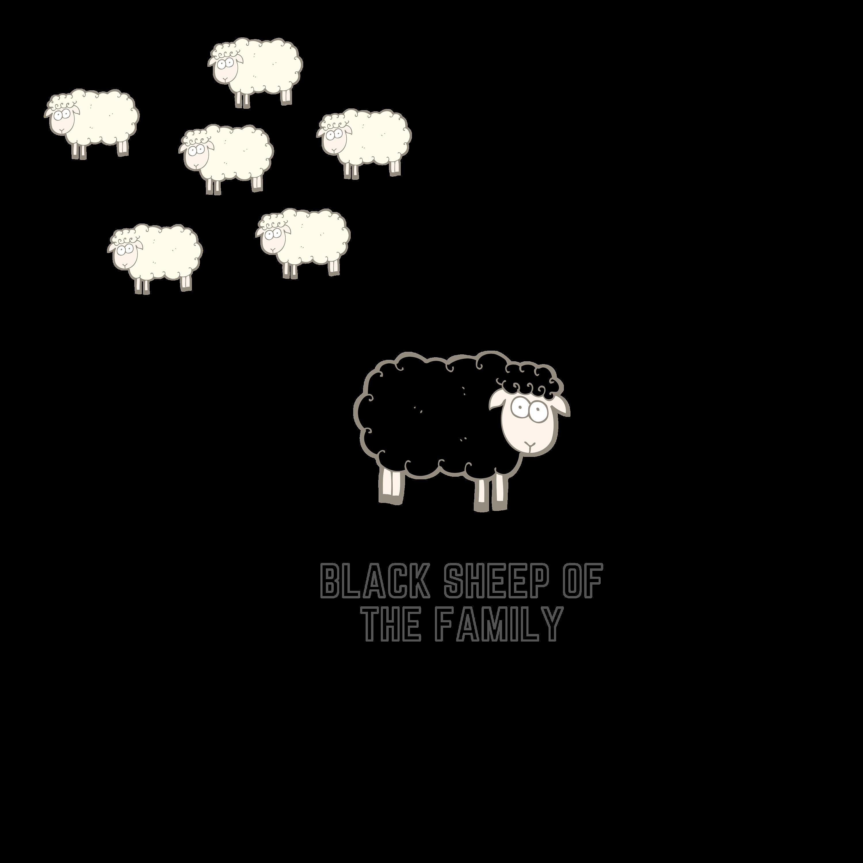 Black Sheep of the Family PNG Etsy