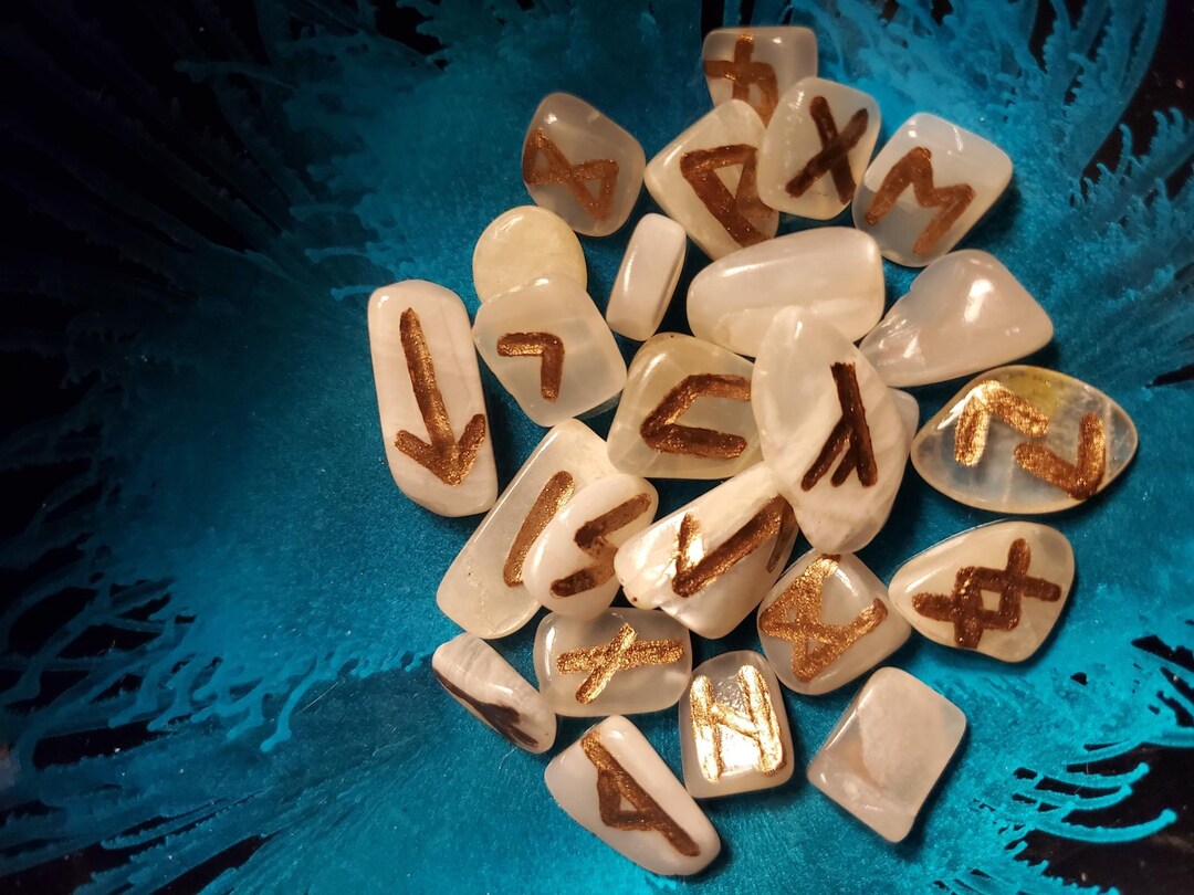 Moonstone Rune Set - Etsy