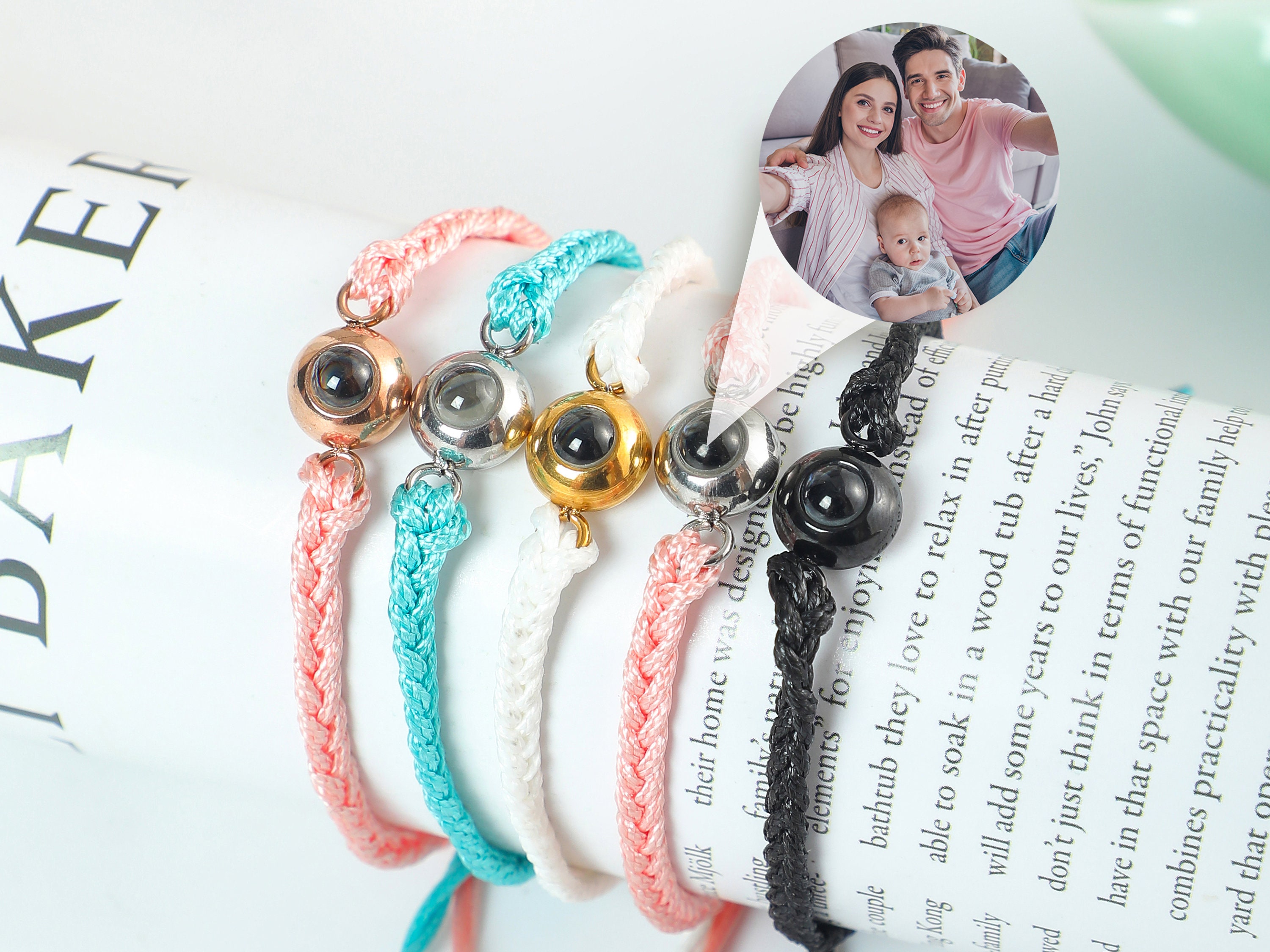 Customized hand-knit cool and warm color lucky twist twist couple bracelet  - Shop Just Knitting Bracelets - Pinkoi