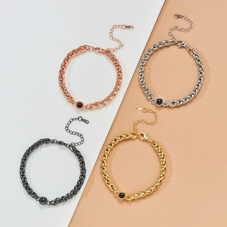 Personalized Photo Projection Bracelet