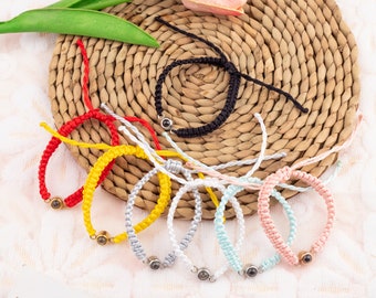 Bracciale con proiezione di foto personalizzato Regalo per la festa della mamma per la mamma Bracciale con foto Bracciale con foto personalizzato Gioielli Braccialetti commemorativi per coppie