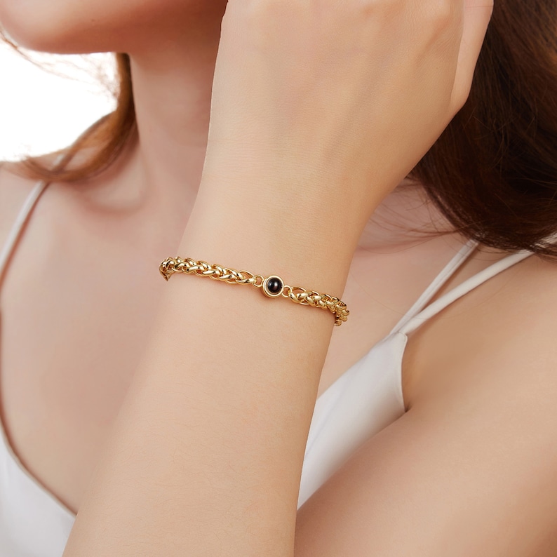 Personalized Photo Projection Bracelet