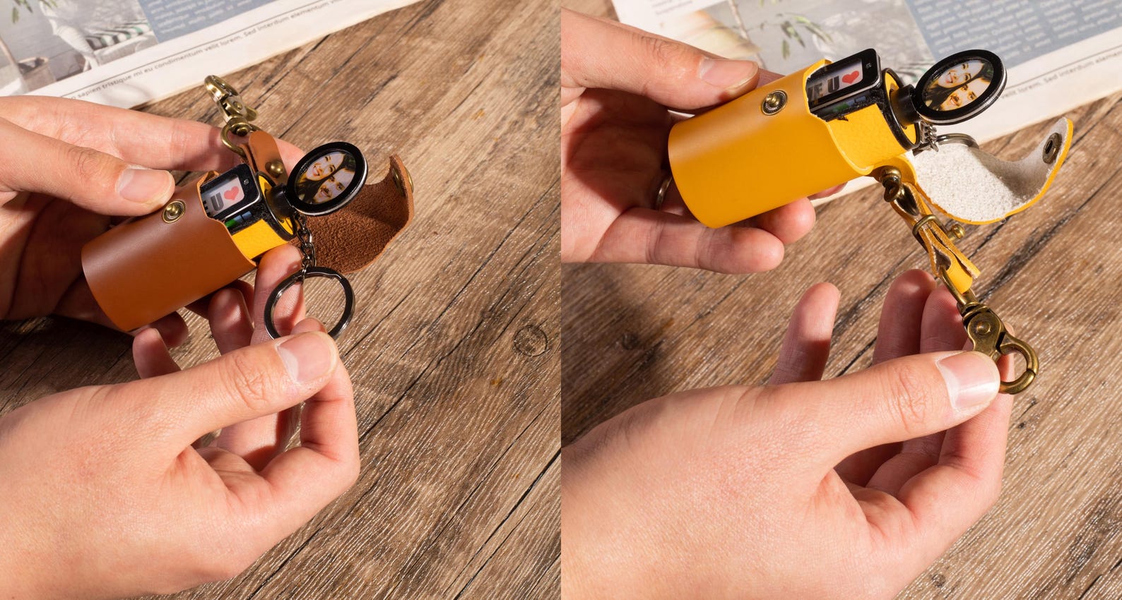 5-40 Photos Film Roll Keychain, Camera Film Roll Keyring, Custom Photo ...