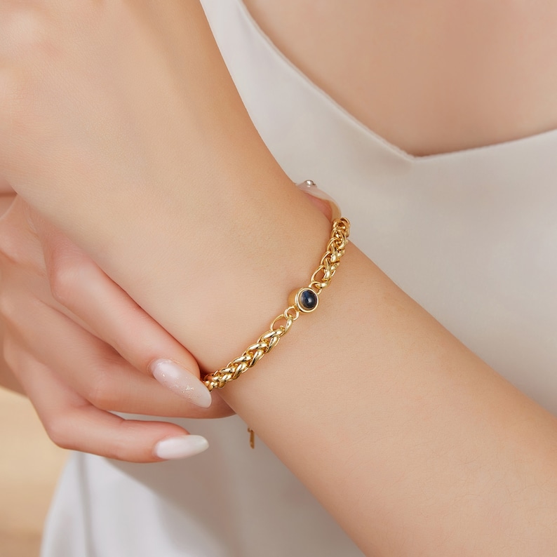 Personalized Photo Projection Bracelet