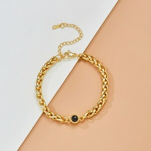 Personalized Photo Projection Bracelet