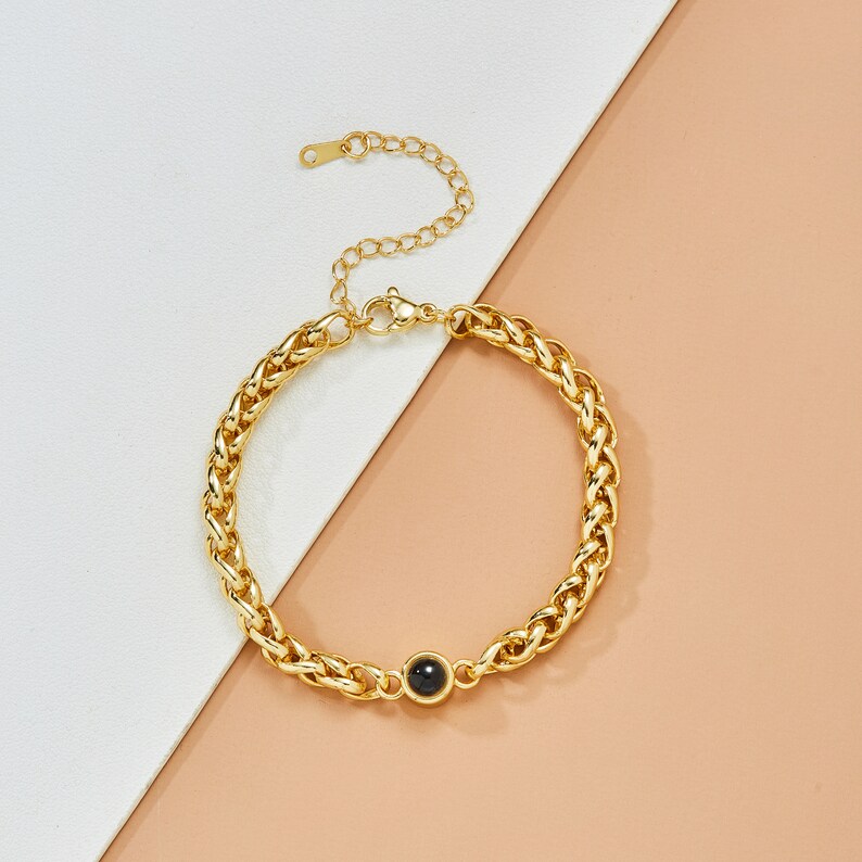 Personalized Photo Projection Bracelet