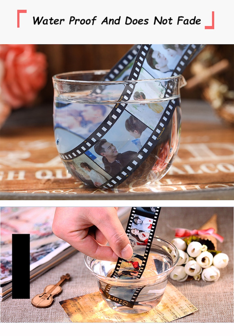 5-40 Personalized Photos Film Roll Keychain, Camera Film Roll Keyring For Lover Family Friends, Birthday Christmas Anniversary Memorial Gift image 5