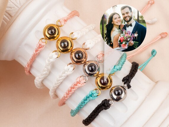 Bracelet De Projection De Photos Personnalisé, Cadeau Doux Et Cool