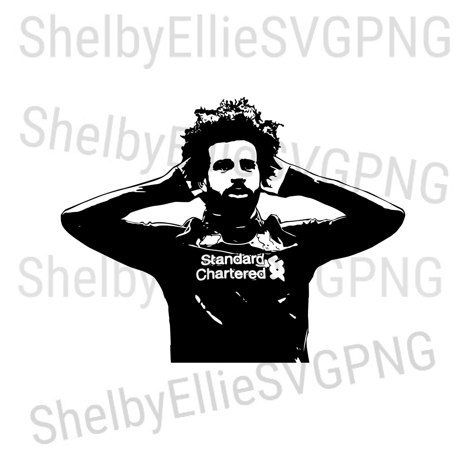 Mohamed Salah profile silhouette liverpool fc soccer player | Etsy