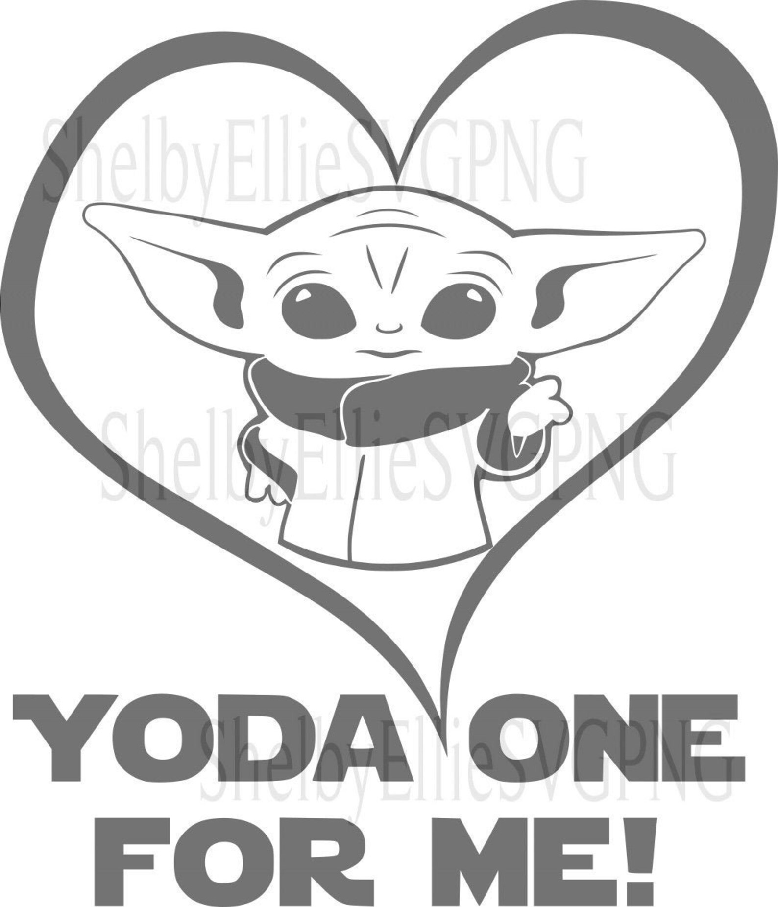 Baby yoda yoda one for me mandalorian baby yoda star wars svg Etsy