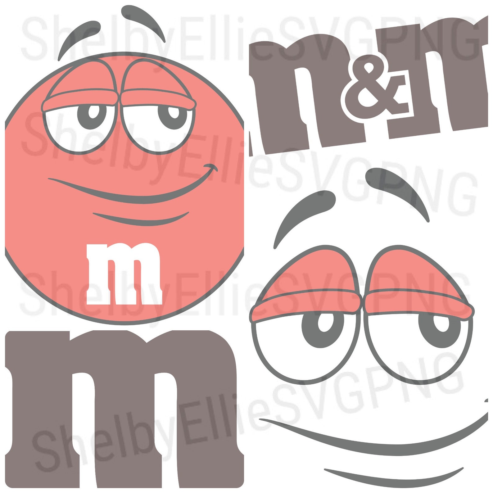 M and M's Candy Red With M Logo M and M Logo Full and Just | Etsy