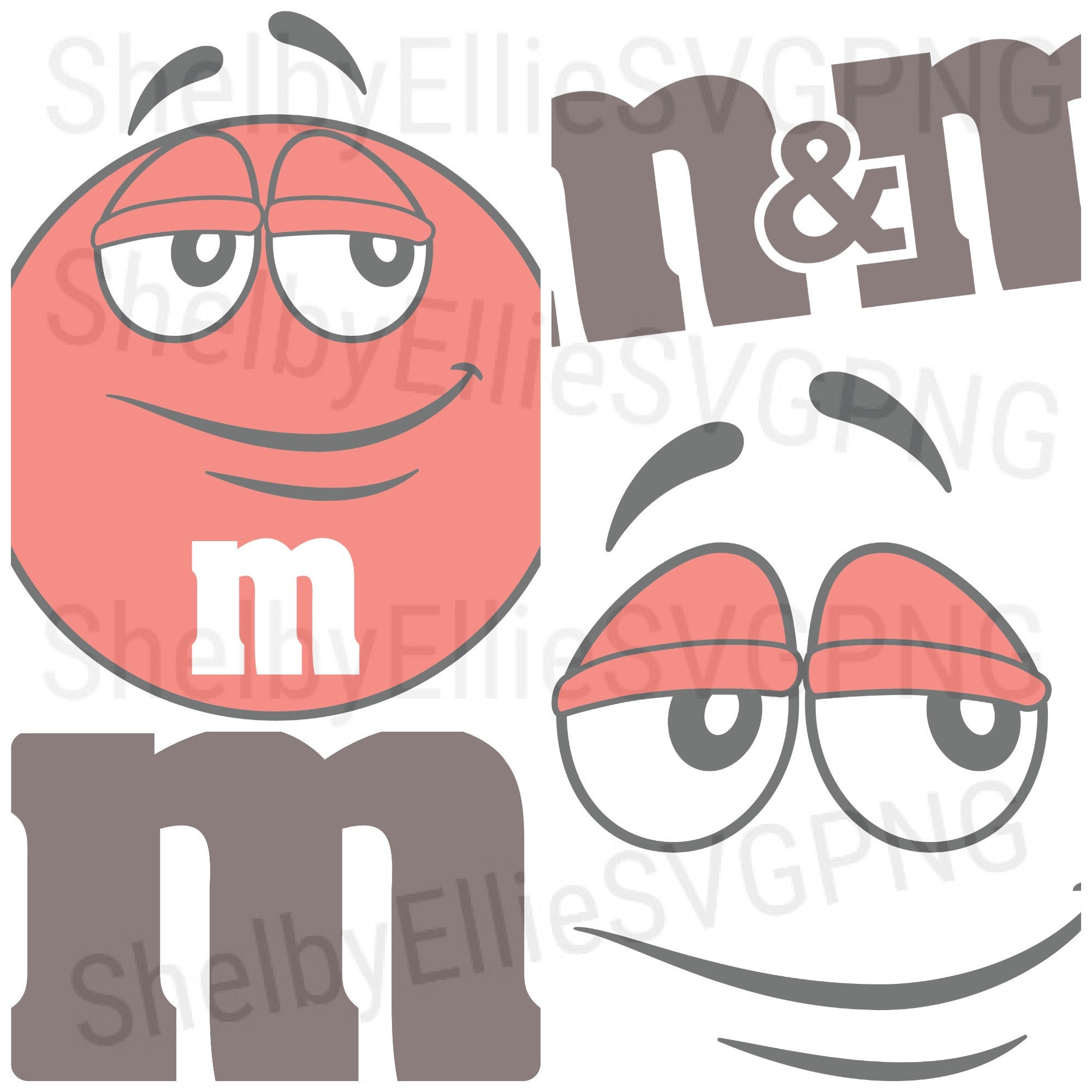 M and M's Candy Red With M Logo M and M Logo Full and Just | Etsy