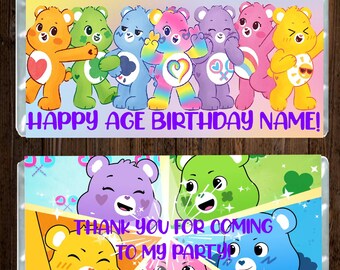 Care Bears Chocolate Bar Etsy