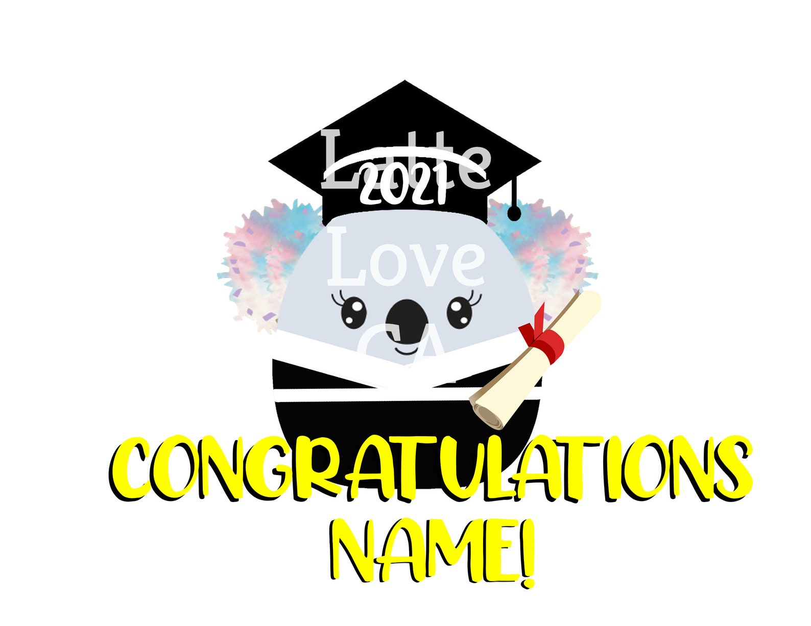 Squishmallow Personalized Graduation PNG Squishmallow DIY Etsy