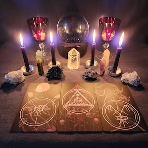 Tarot Reading 3 card pull for current situation or question Divination