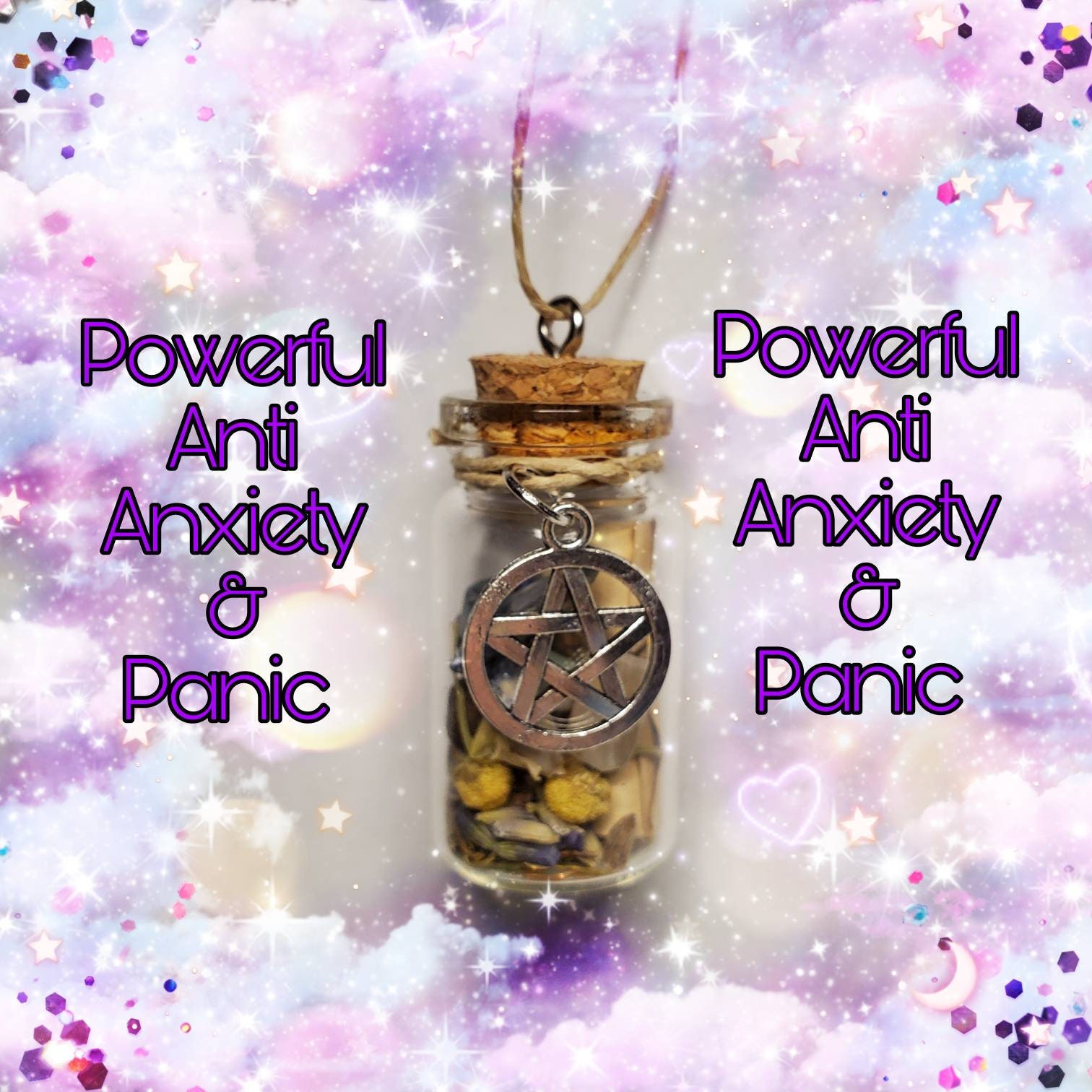 Anti Anxiety Spell Jar and Calming Panic Spell Jar Healing - Etsy