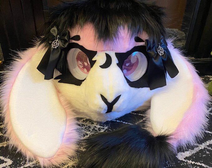 Premade Pastel Goth Kemono Bunny Fursuit Partial Etsy