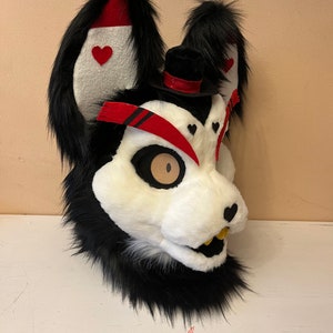 Premade Husk fursuit hoofd afbeelding 3