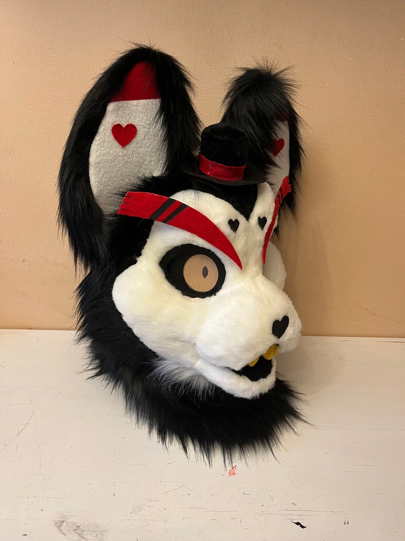 Premade Husk fursuit hoofd afbeelding 3