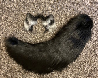 Super-motion wolf ears & tail set