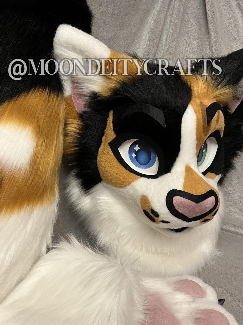Premade Calico Cat Fursuit Mini Partial - Etsy