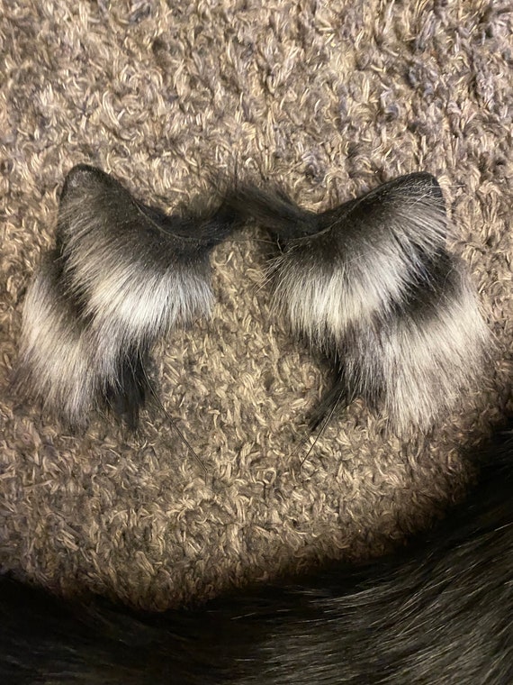 Déguisement Loup Oreilles Et Queue - Bandeau, Queue, Gants Griffus - Cosplay, Halloween, Carnaval - Simili Cuir Doux - Taille Unique Ajustable