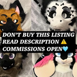 READ DESCRIPTION Fursuit commission QUOTES image 1