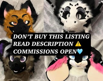 Fursuit commissions open READ DESCRIPTION