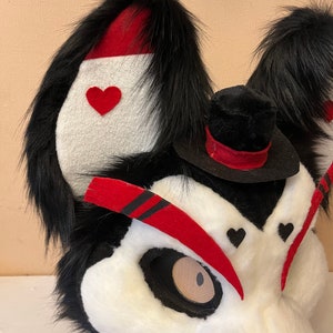 Premade Husk fursuit hoofd afbeelding 4