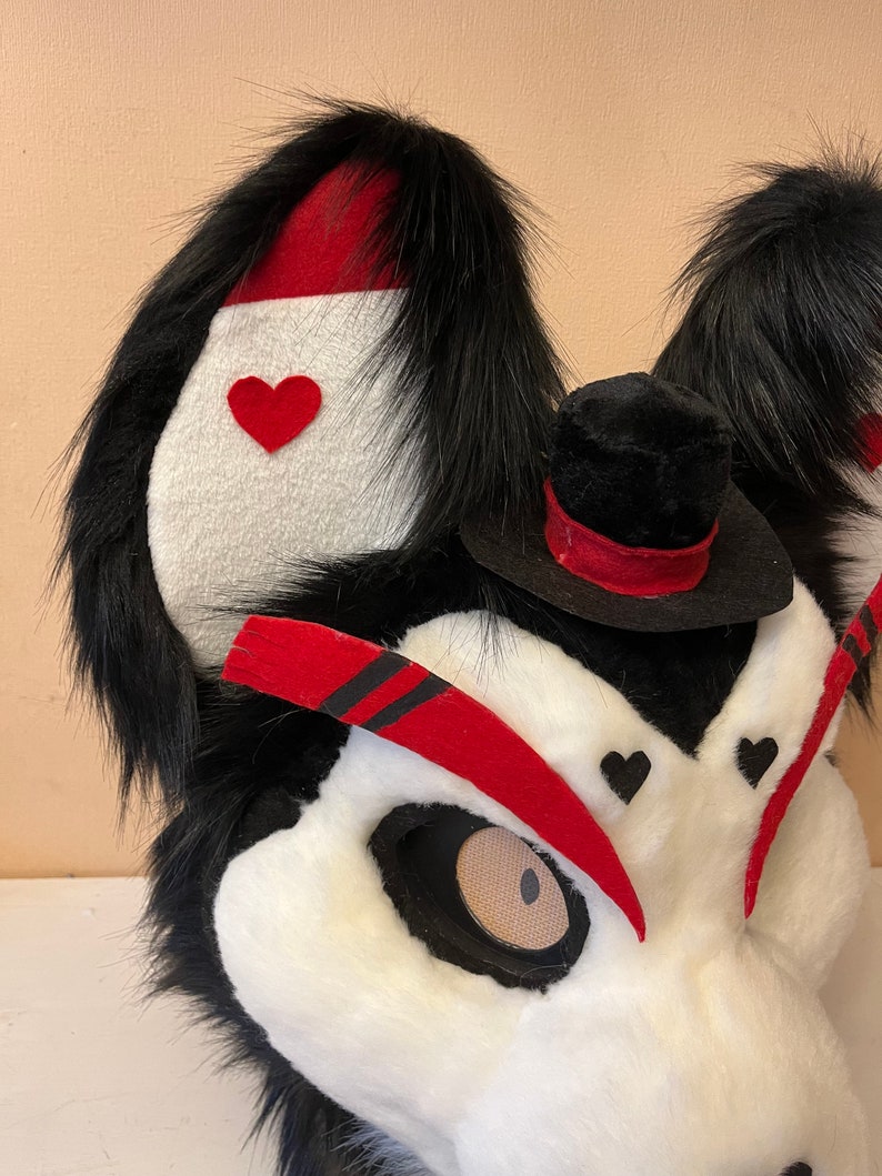 Premade Husk fursuit hoofd afbeelding 4