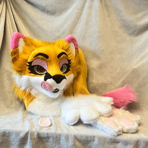 premade feline fursuit mini partial
