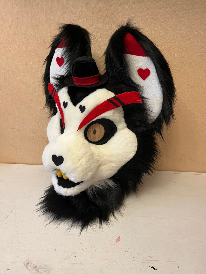 Premade Husk fursuit hoofd afbeelding 2