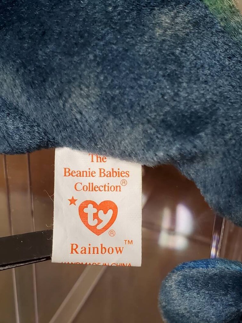 Rare Beanie Baby Rainbow Etsy