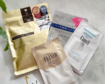 Made in Japan Facial Sheet Mask Set van 10 vellen / Shiseido, Intensieve poriënverzorging, Hydraterend / J-Beauty