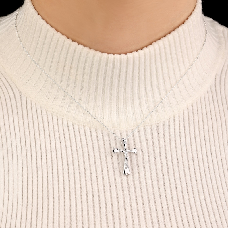 Elegant Bruno Mars Cross Necklace Perfect Mother's Gift for July 4th