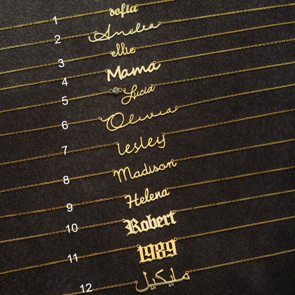 Personalized Name Necklaces, Personalized Name Necklaces , Script Name Necklaces, Black Friday Sale , Gift for Her , Persoanlized Gift