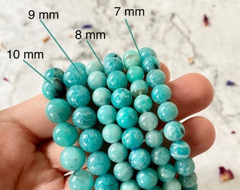 Natural Amazonite Gemstone Crystal  Marquise Beads Bracelet 4*8mm1pcsS920 