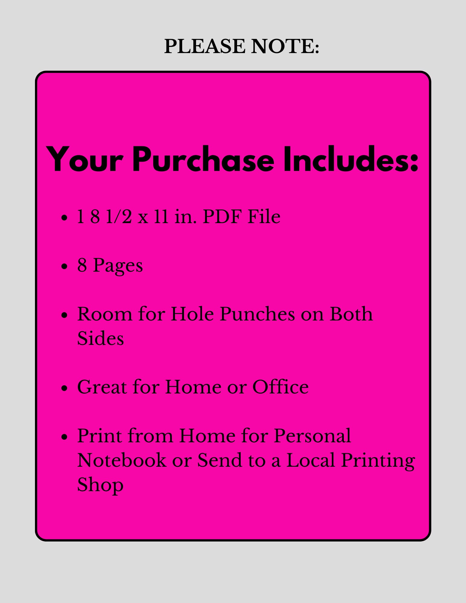 Digital to Do List PDF Template, to Do Template, Undated to Do List