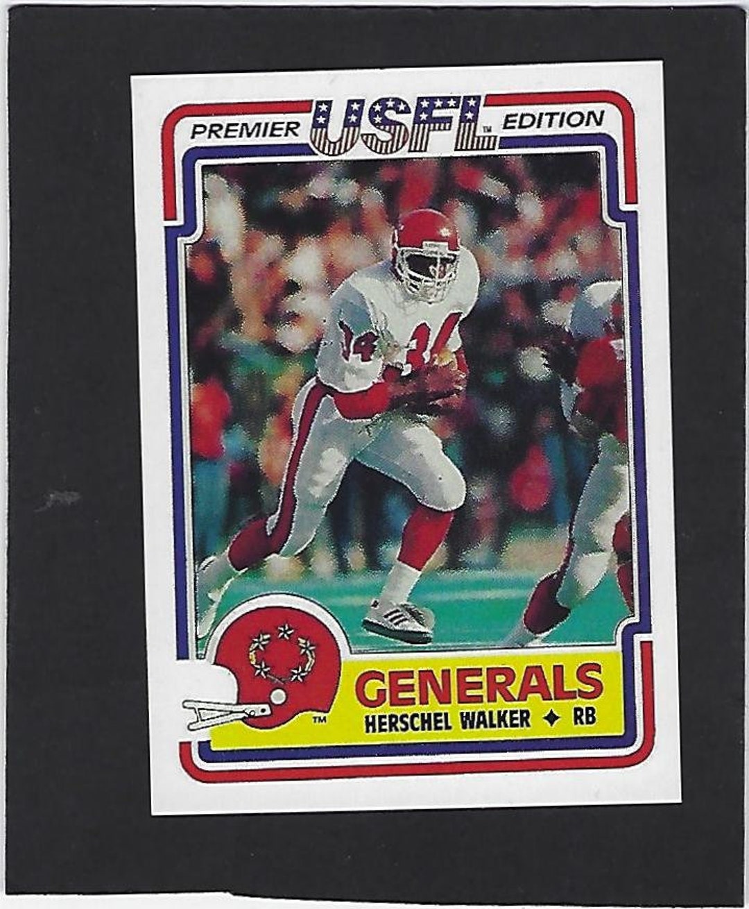 1984 Herschel Walker Rookie Card USFL Generals and Later Cowboys 74