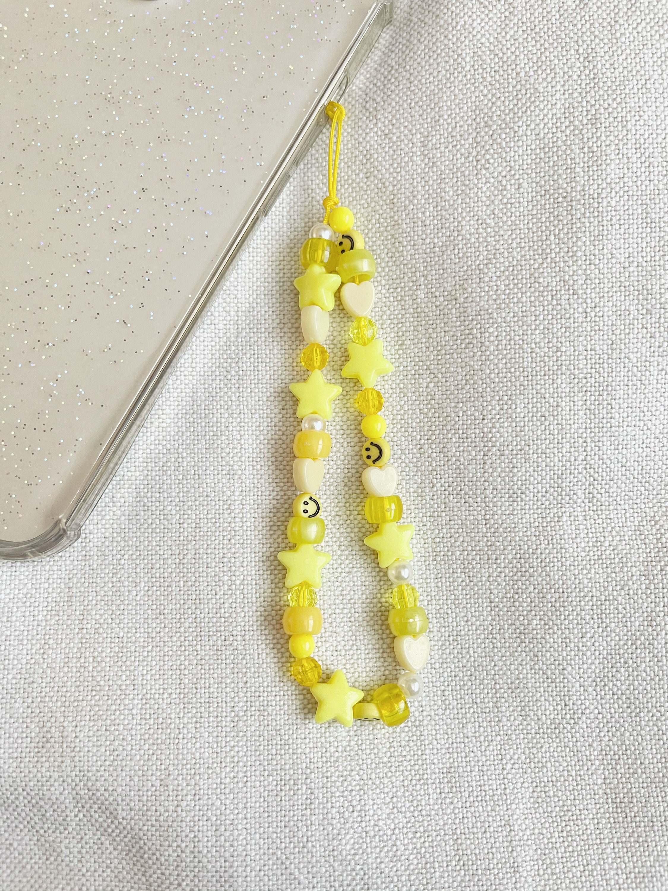 Colorful Beaded Phone Chain Etsy