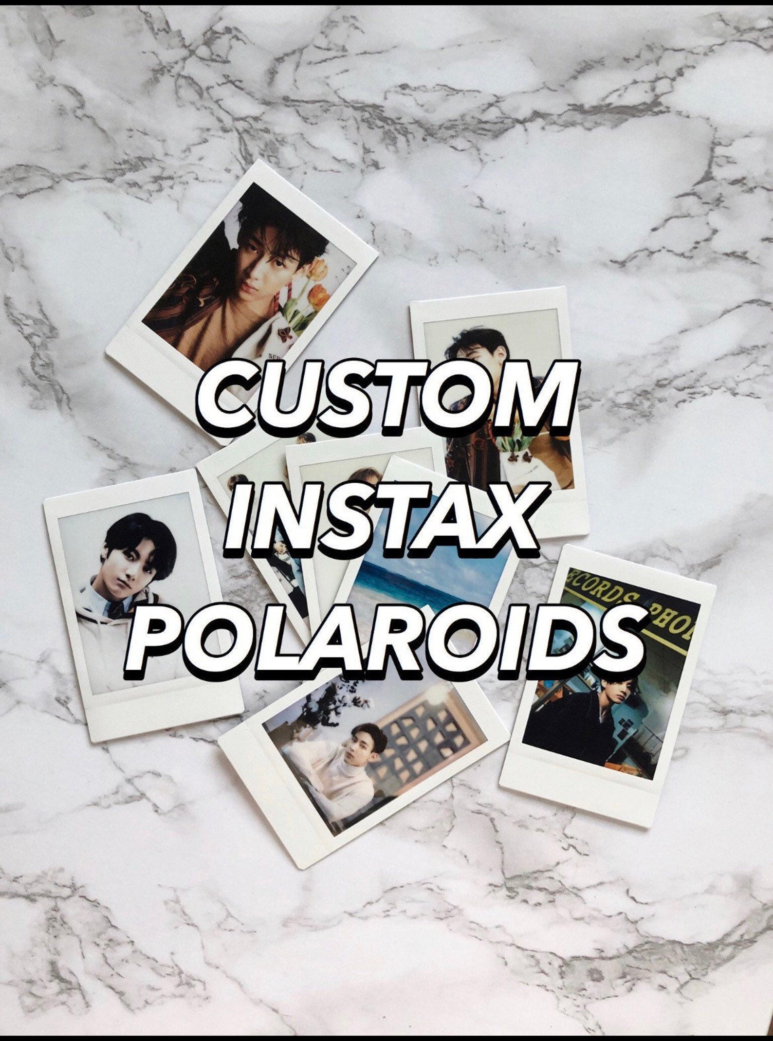 Custom instant photos. Turn your camera roll into polaroid Etsy