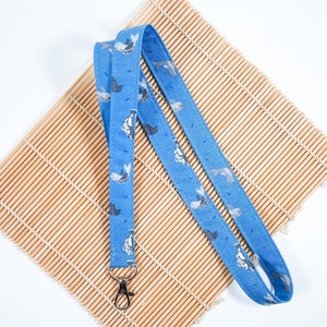 Ocean Seal Lanyard, Seaside ID Badge Holder,  Sea Animal Keychain, Holiday / Cruise / Beach Car Key Chain, Campervan Keys/ Teacher Gift UK