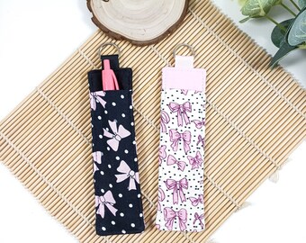 Cotton Pen Holder Keychain Teacher Nurse Lanyard Accessory