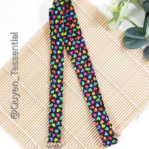 Regenbogen Liebe Herzen Schlüsselband, Krankenschwester Doktor Lanyard Halter, Stolz Id Halter, Stoff-Schlüsselanhänger, Geschenk für Lehrer