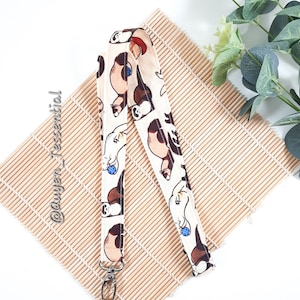 Frettchen Lanyard, Pole Katzen ID-Kartenhalter, Breakaway Schlüsselanhänger, Geschenk für Wildtierliebhaber UK