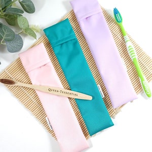 Waterproof Fabric Toothbrush Travel Case: Eco-Friendly Pouch