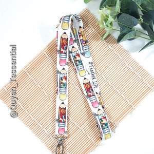 Bleistift Design Lehrer Schlüsselband, Lehrer Leben ID-Kartenhalter, Ausreißer Schlüsselbund, Lehrhelfer/Lehrer Wertschätzung Geschenk