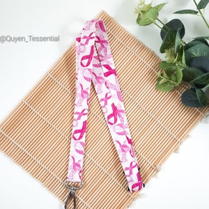 Cancer Awareness Band Lanyard, Band ID-Kartenhalter, Breakaway Schlüsselanhänger, Medizin Studenten Geschenke