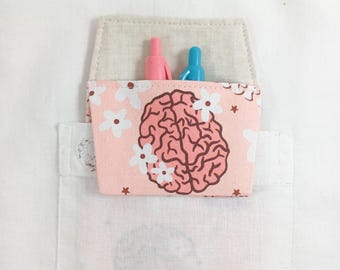 Protecteur De Poche Pour Blouse - Pochette Stylo PU Blanche Anti-taches Pour Infirmières, Médecins, Enseignants
