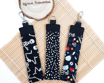 Fabric Pen Holder Keychain: Lanyard Accessories, School & Office